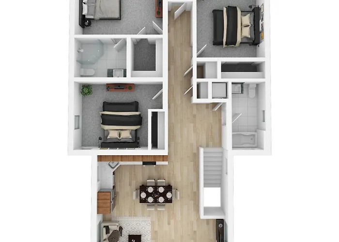 West Oakland 3Br2Ba Top Floor Flat Ideal For Bus
